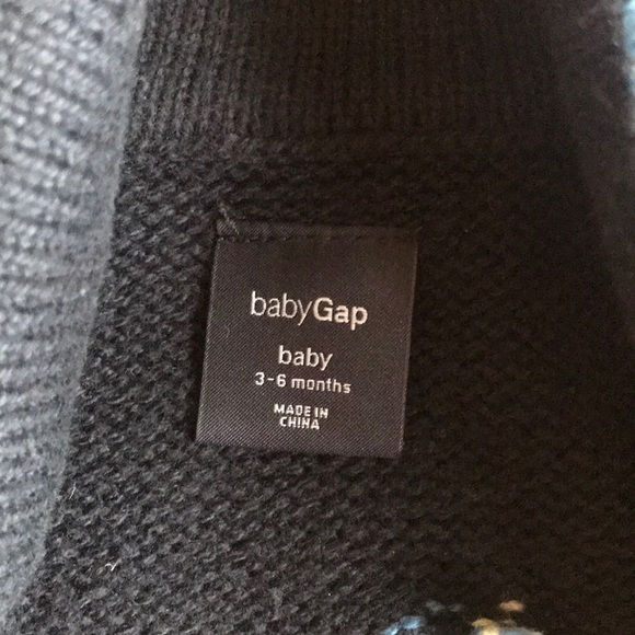 Navy Gap Ship Cardigan Sweater - Picture 4 of 9